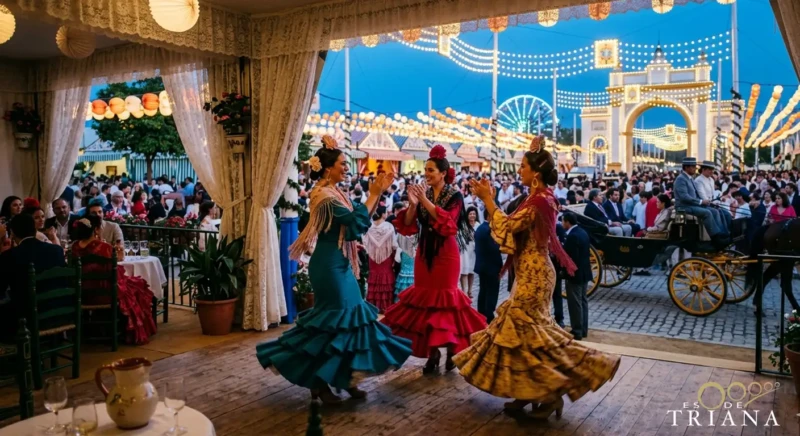 Feria de Abril — sevillanas en caseta